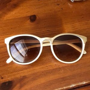 Gold Rimmed Sunglasses
